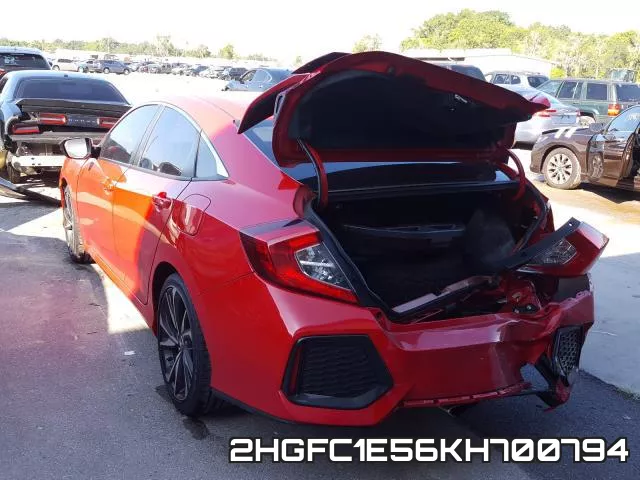 2HGFC1E56KH700794 фото 4