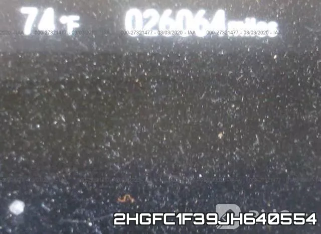 2HGFC1F39JH640554 фото 8