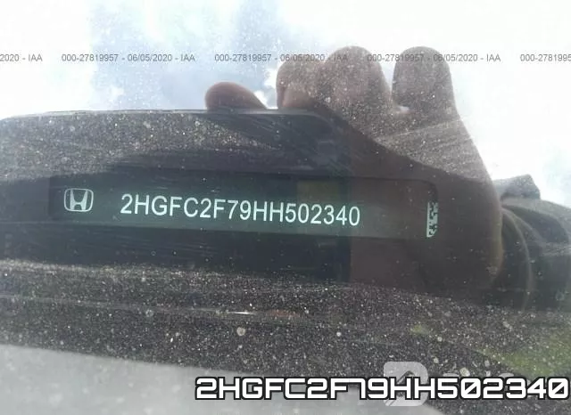 2HGFC2F79HH502340 фото 10
