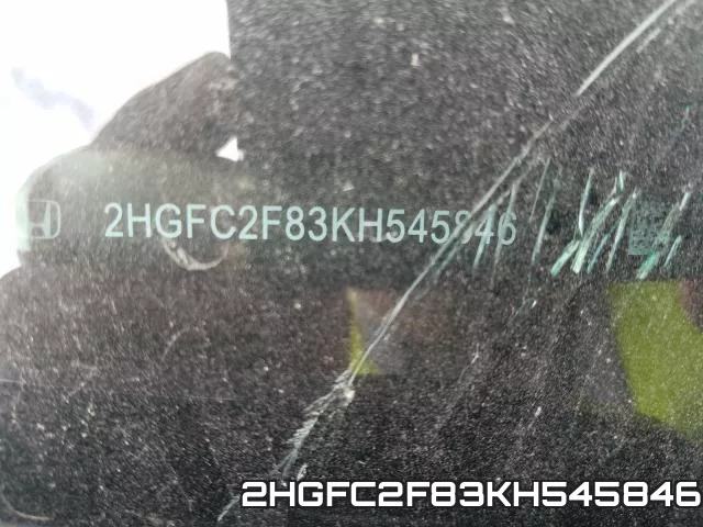 2HGFC2F83KH545846 фото 2