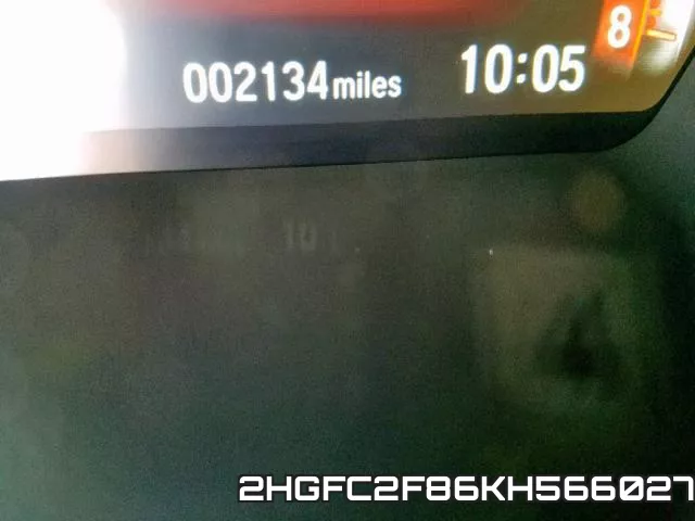 2HGFC2F86KH566027 фото 9