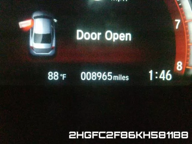 2HGFC2F86KH581188 фото 9