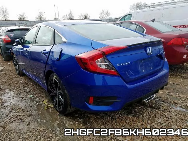 2HGFC2F86KH602346 фото 4