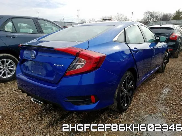2HGFC2F86KH602346 фото 5
