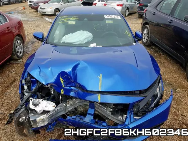 2HGFC2F86KH602346 фото 8