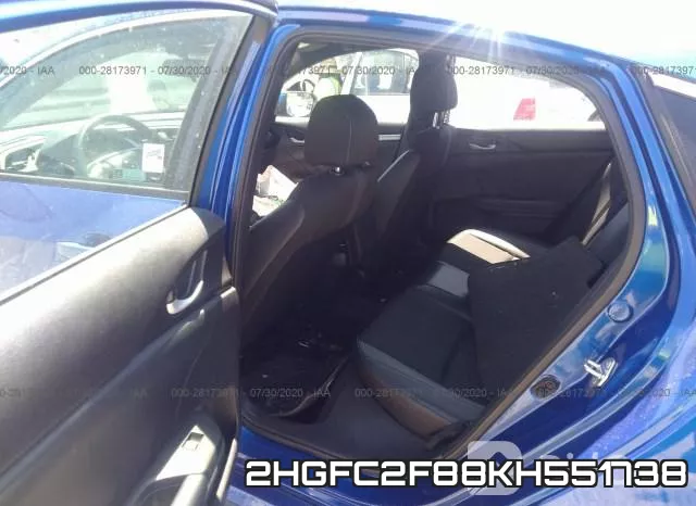 2HGFC2F88KH551738 фото 9