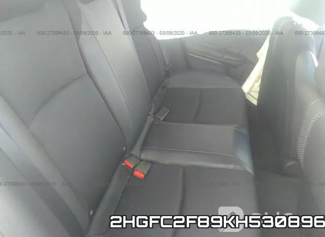 2HGFC2F89KH530896 фото 9