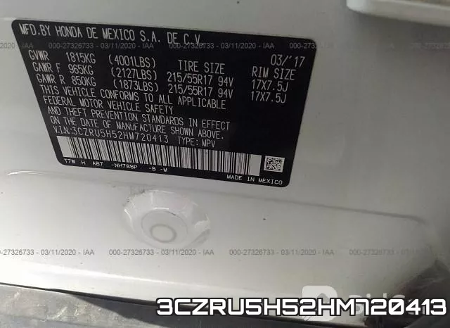 3CZRU5H52HM720413 фото 10