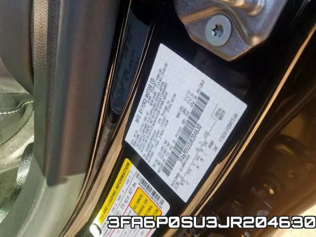 3FA6P0SU3JR204630 фото 2