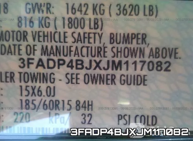 3FADP4BJXJM117082 фото 10