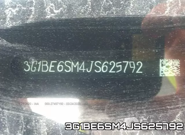 3G1BE6SM4JS625792 фото 10
