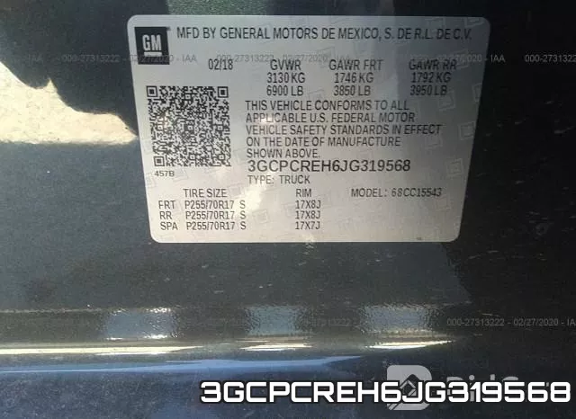 3GCPCREH6JG319568 фото 10