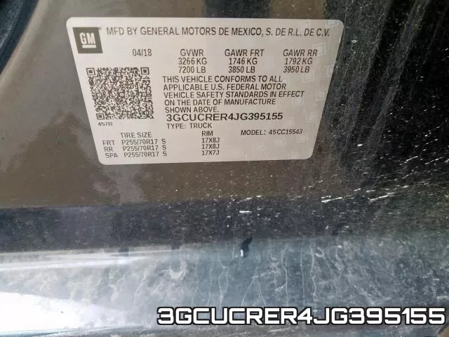 3GCUCRER4JG395155 фото 2