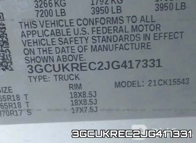 3GCUKREC2JG417331 фото 10