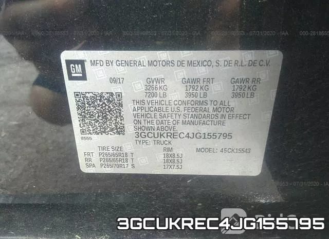 3GCUKREC4JG155795 фото 10