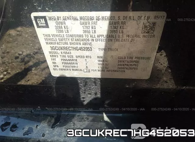 3GCUKREC7HG452053 фото 10