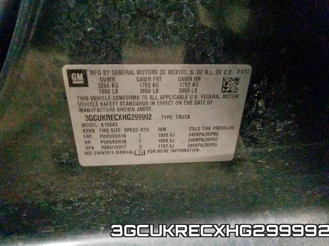 3GCUKRECXHG299992 фото 2