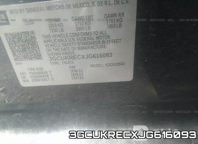 3GCUKRECXJG616093 фото 10