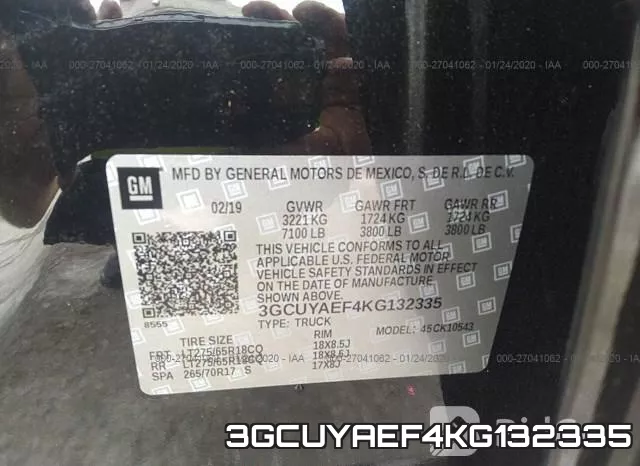 3GCUYAEF4KG132335 фото 10