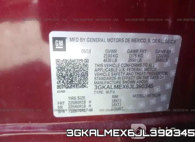 3GKALMEX6JL390345 фото 10