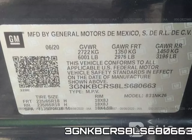 3GNKBCRS8LS680663 фото 10