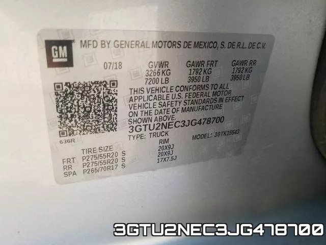 3GTU2NEC3JG478700 фото 2