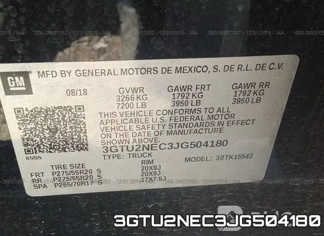 3GTU2NEC3JG504180 фото 10