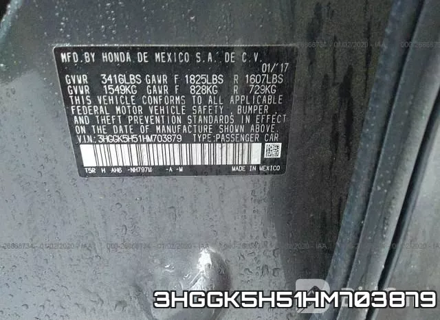 3HGGK5H51HM703879 фото 10