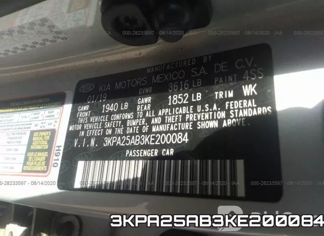 3KPA25AB3KE200084 фото 10