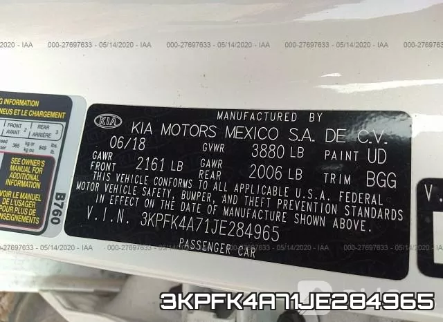 3KPFK4A71JE284965 фото 9