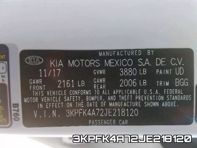 3KPFK4A72JE218120 фото 2