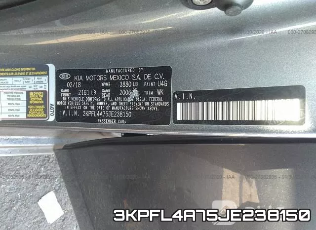3KPFL4A75JE238150 фото 10