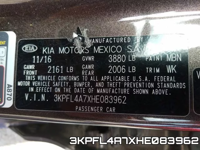 3KPFL4A7XHE083962 фото 2