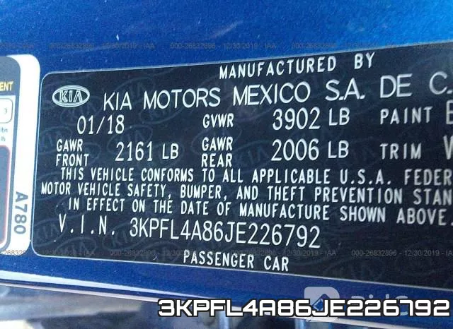 3KPFL4A86JE226792 фото 10