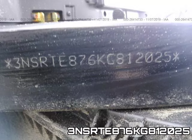 3NSRTE876KG812025 фото 2