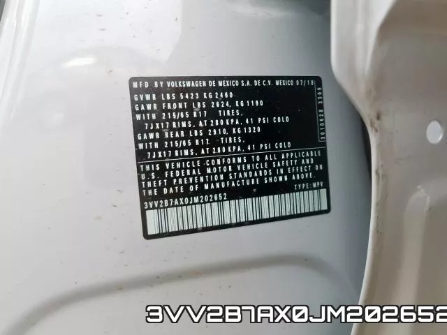 3VV2B7AX0JM202652 фото 2