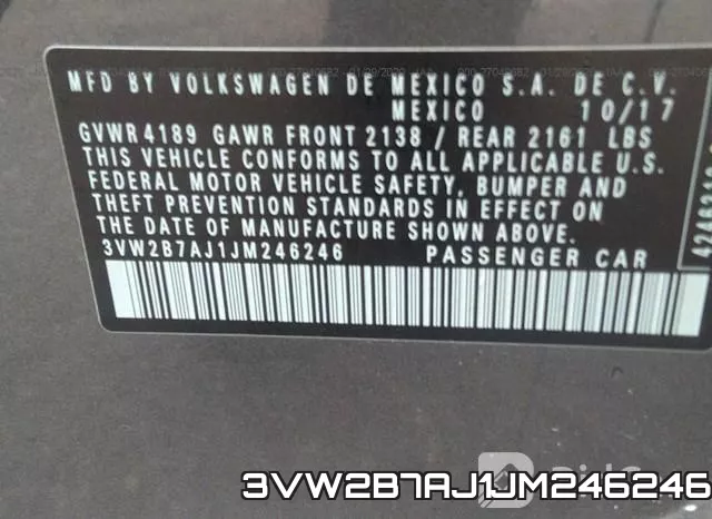 3VW2B7AJ1JM246246 фото 10