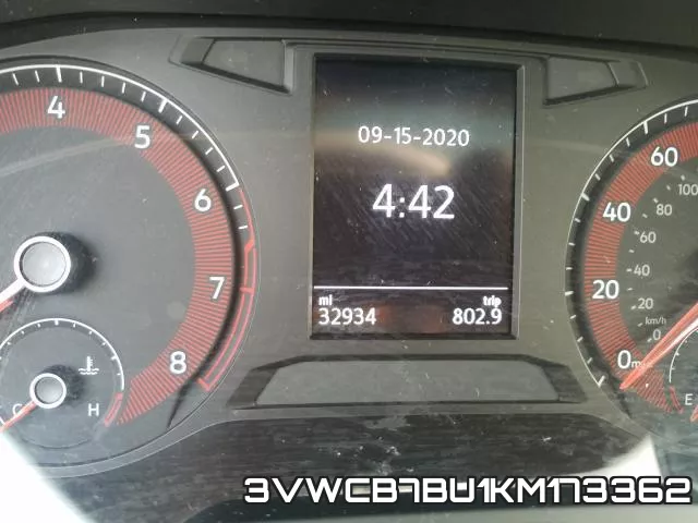 3VWCB7BU1KM173362 фото 9