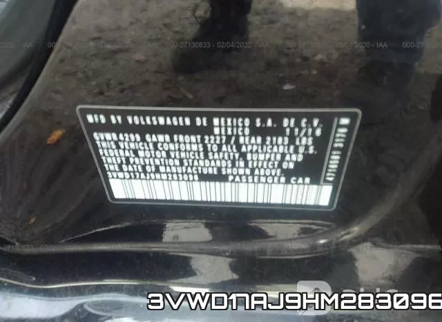3VWD17AJ9HM283096 фото 10