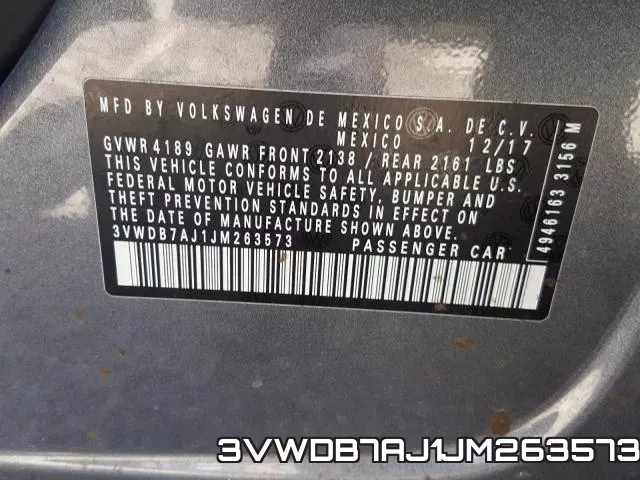 3VWDB7AJ1JM263573 фото 2