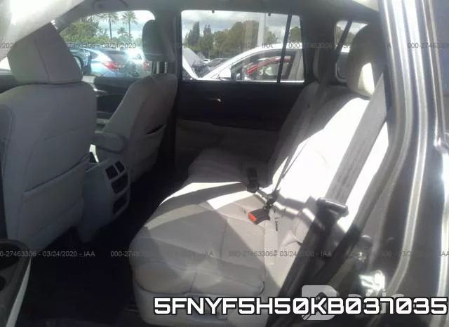 5FNYF5H50KB037035 фото 9