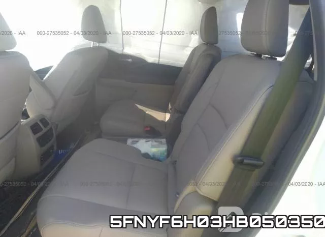 5FNYF6H03HB050350 фото 9