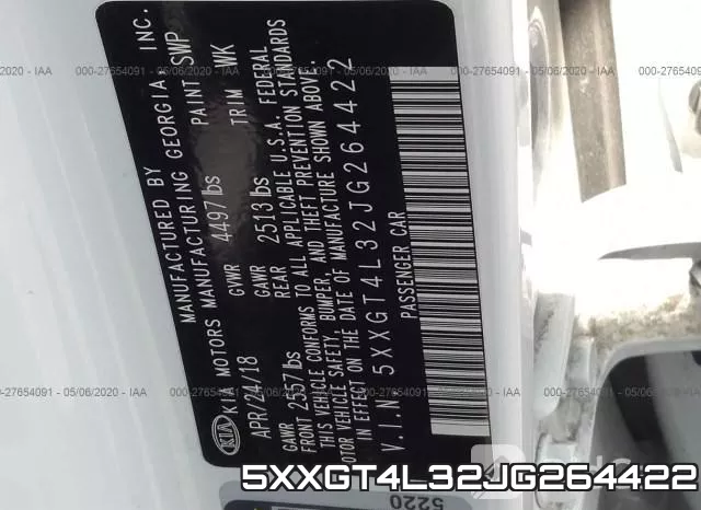 5XXGT4L32JG264422 фото 10
