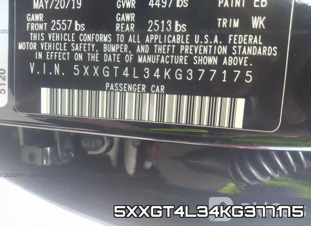 5XXGT4L34KG377175 фото 10