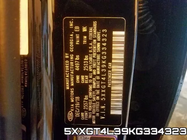 5XXGT4L39KG334323 фото 2