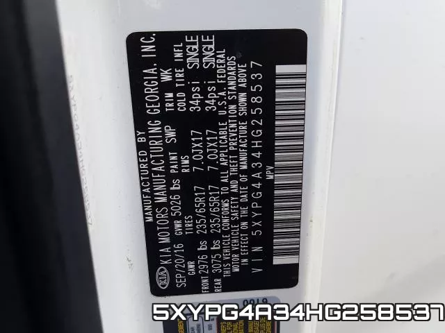 5XYPG4A34HG258537 фото 2