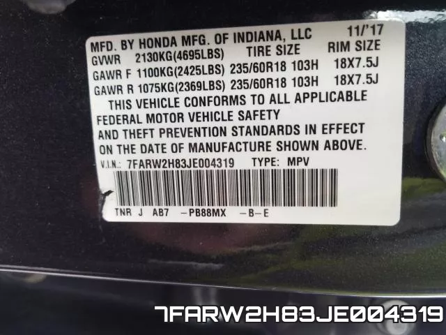 7FARW2H83JE004319 фото 2
