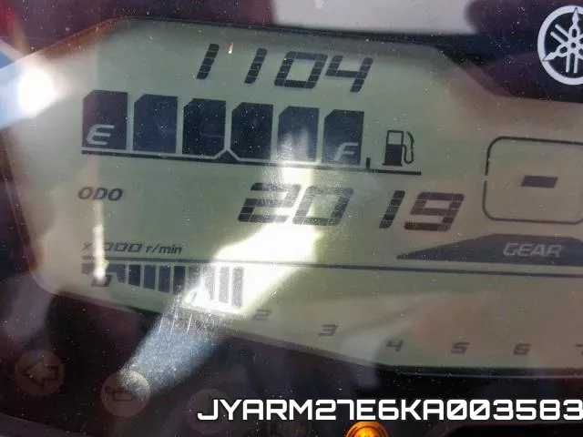 JYARM27E6KA003583 фото 9