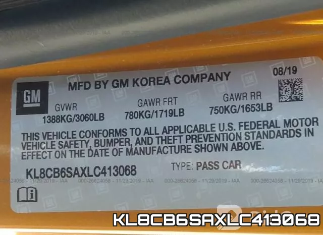 KL8CB6SAXLC413068 фото 10