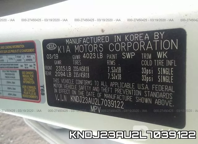 KNDJ23AU2L7039122 фото 10